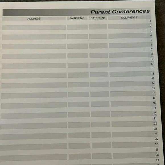 Hammond & Stephens teacher lesson plan book & student development 40 weeks 6 sub - Picture 4 of 6